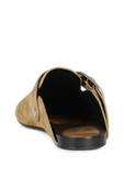 Ansley Slide In Brown Suede & Black Shearling